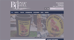 Desktop Screenshot of bellevuehoteltuncurry.com